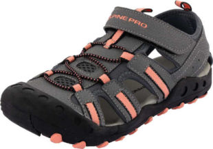 Sportovní letní dětské šedé sandály Alpine Pro OLIVIO