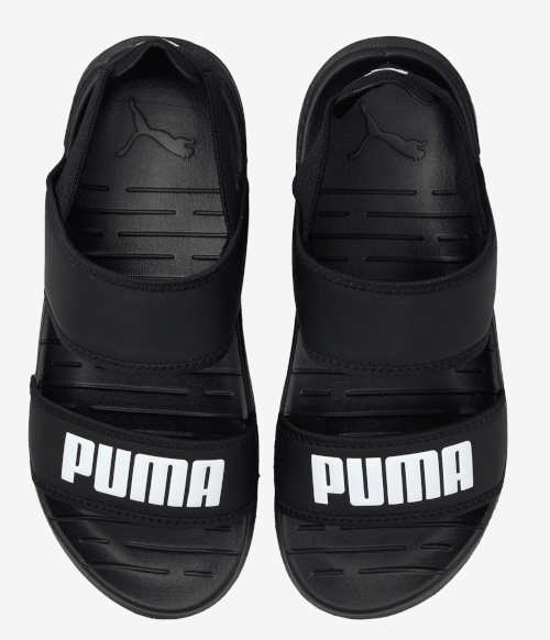 Černé sandály pro kluky Puma