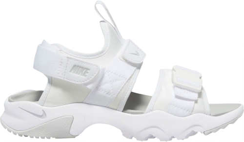 Jednobarevné bílé dámské sportovní sandály Nike CANYON SANDAL