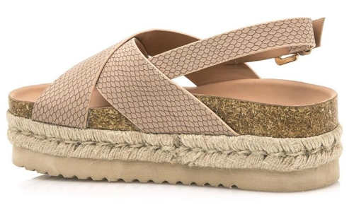 Moderní dámské letní boty espadrilky