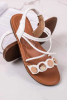 Moderní dámské sandály z eko kůže