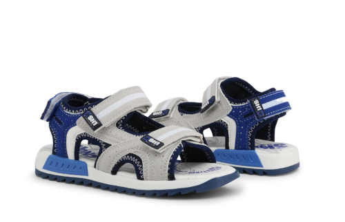Dětské modro-bílé sandály na suchý zip