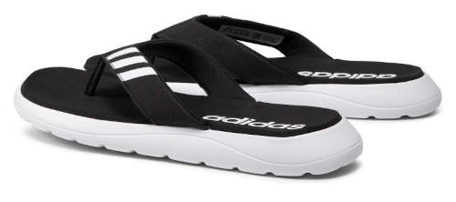 Černobílé dámské plážové žabky Adidas