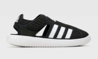 Dětské černé sportovní sandály Adidas