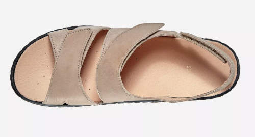 Pohodlné dámské kožené sandále