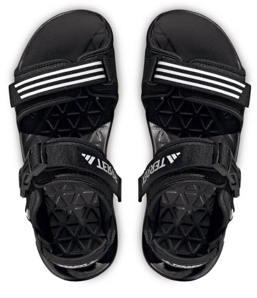 Černé sportovní pánské sandály Adidas