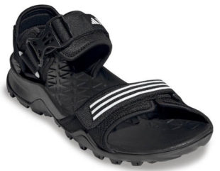 Lehké a pohodlné černé pánské sandály Adidas